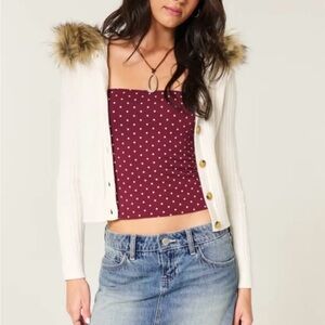 Hollister Denim Mini Skirt - Light Blue